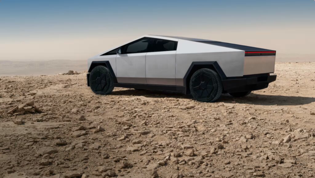 Tesla Cybertruck with referral code [referral_link_a] for 2025 rewards