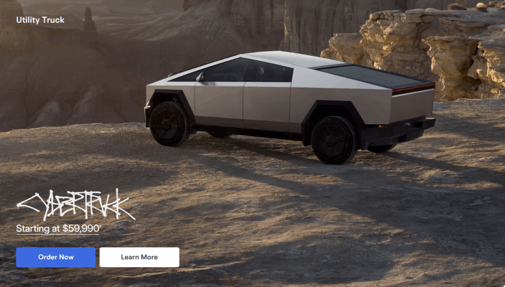 Tesla Cybertruck 2026 new affordable variant exterior front view with latest pricing and referral program discount