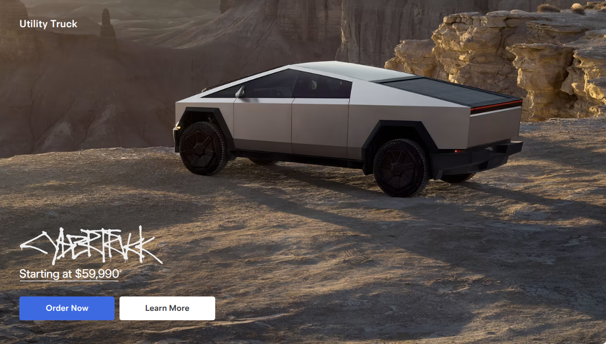 Tesla Cybertruck 2026 new affordable variant exterior front view with latest pricing and referral program discount